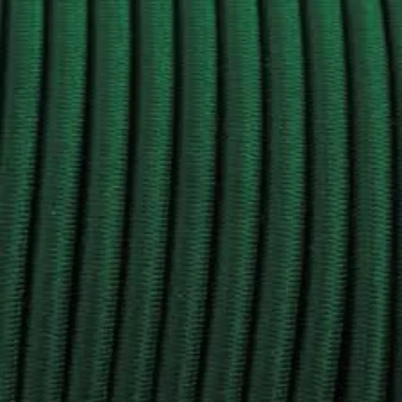 Elastic green corduroy fabric