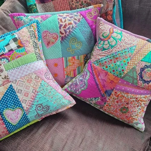 Four Block Patchwork Quilt