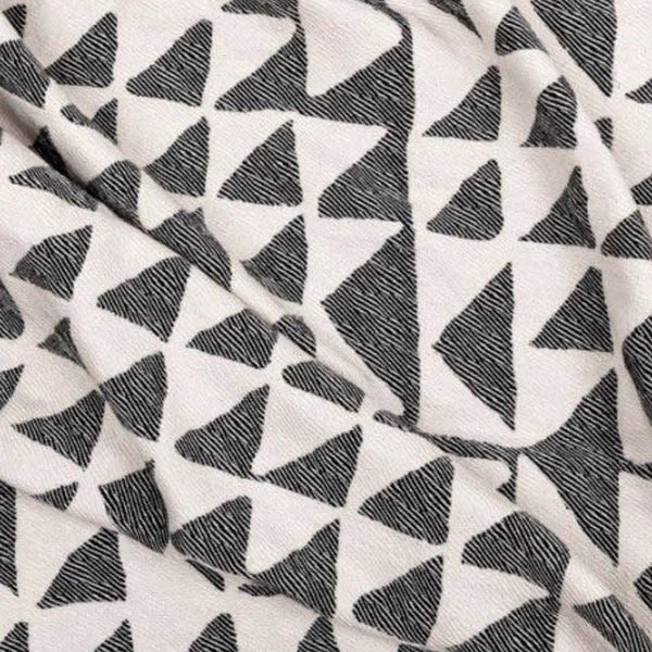 Geometric Printed Wool Fabric