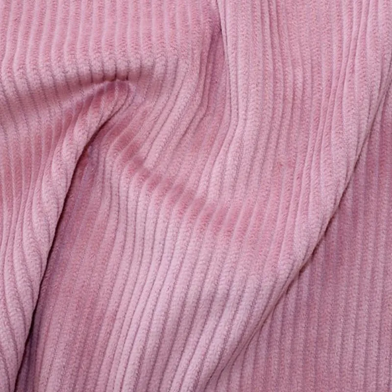 Glossy Pink Corduroy fabric