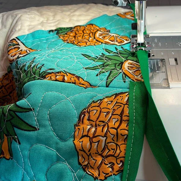 Machine Quilted Coat Fabric