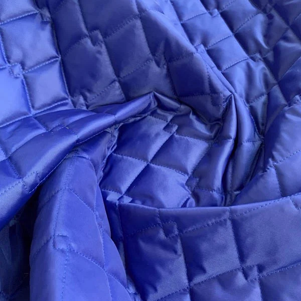 Quilted Coating Fabric Navy