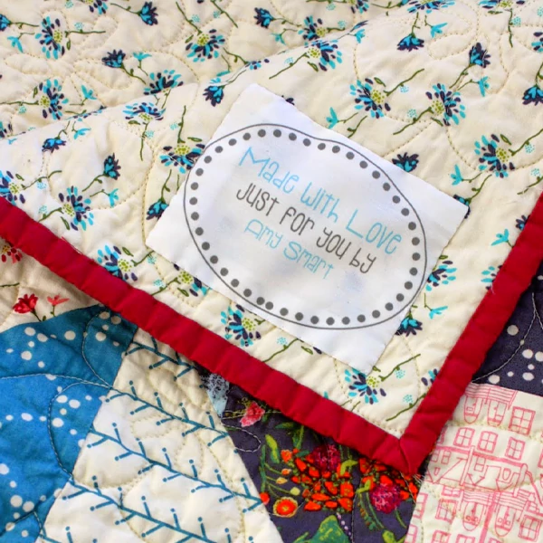 Rectangular Fabric Quilt Labels