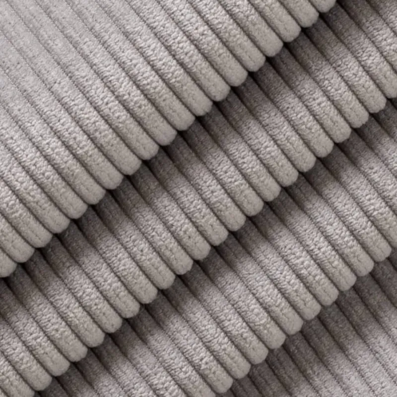 Thick Thickness gray corduroy fabric