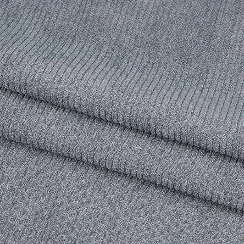 Thin Thickness gray corduroy fabric