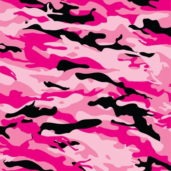 pink and black camo quilting fabric
