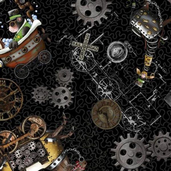 steampunk express fabric steampunk quilting fabric