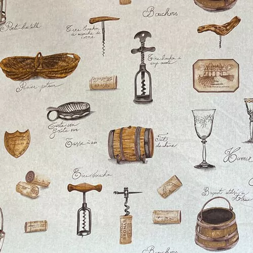 wine themed quilting fabric wine element