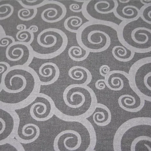 100 Cotton grey calico fabric