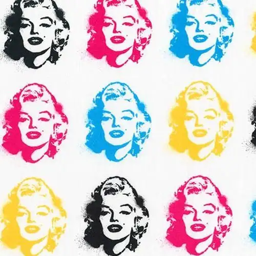 100 cotton marilyn monroe quilting fabric