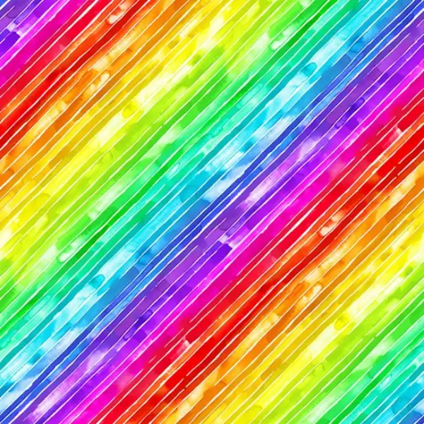 100 cotton rainbow print quilt fabric