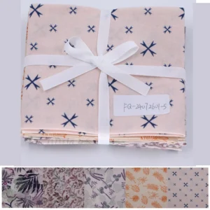 5 Pieces Cotton Quiet Grace Fat Quarter Bundles