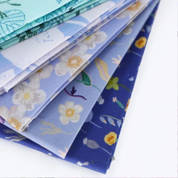 5 Pieces Cotton printing Fat Quarter