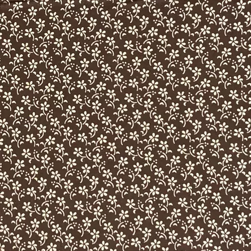 Brown Calico Fabric