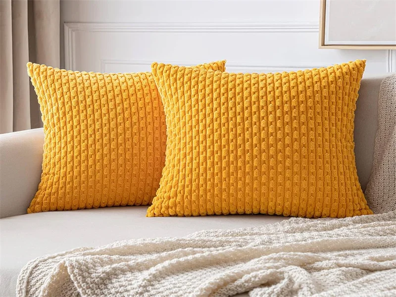 Corduroy fabric Cushion Covers and Pillowcases