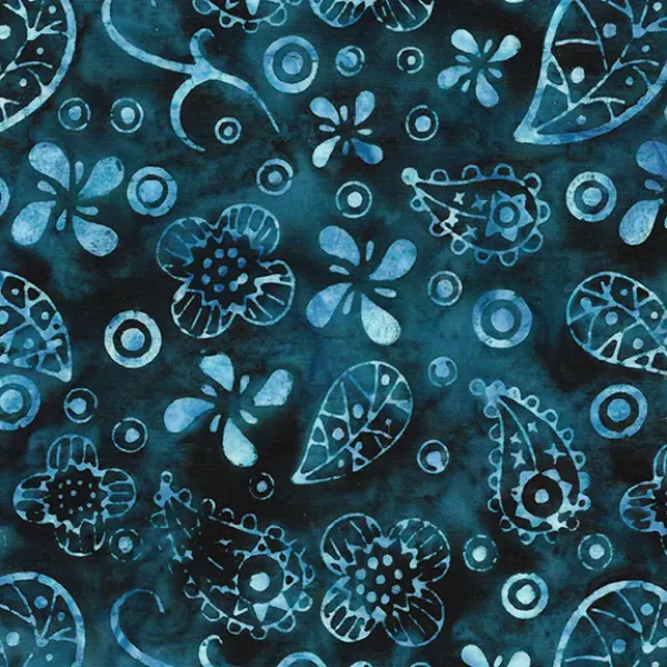 Floral Batik Layer Cake Fabric