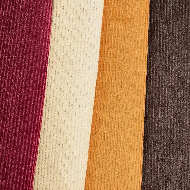 Heavy Rainbow corduroy fabric