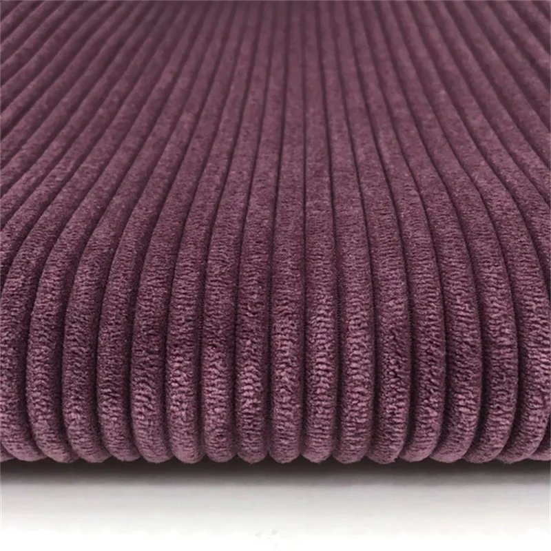 Heavyweight Plum corduroy fabric
