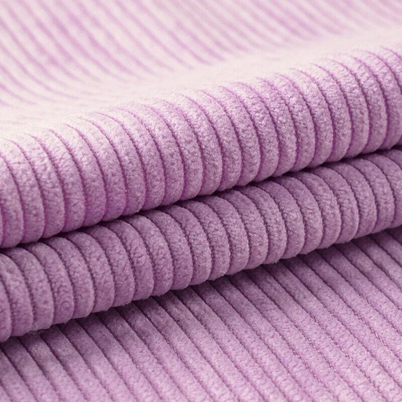 Heavyweight lilac corduroy fabric