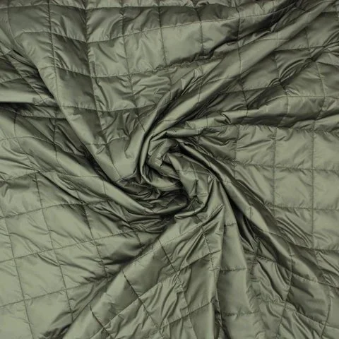 Lightweight nylon pre quilted fabric