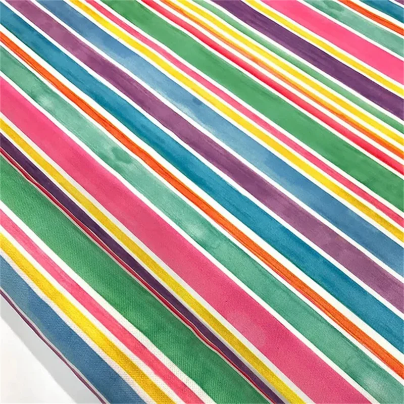 Microfiber Rainbow Corduroy Upholstery Fabric