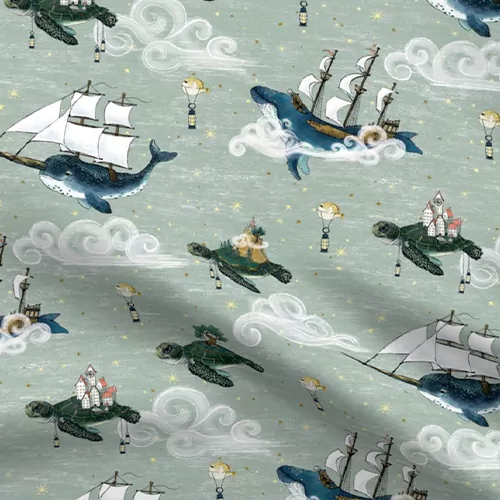 Nautical Quilting Fabric Prints