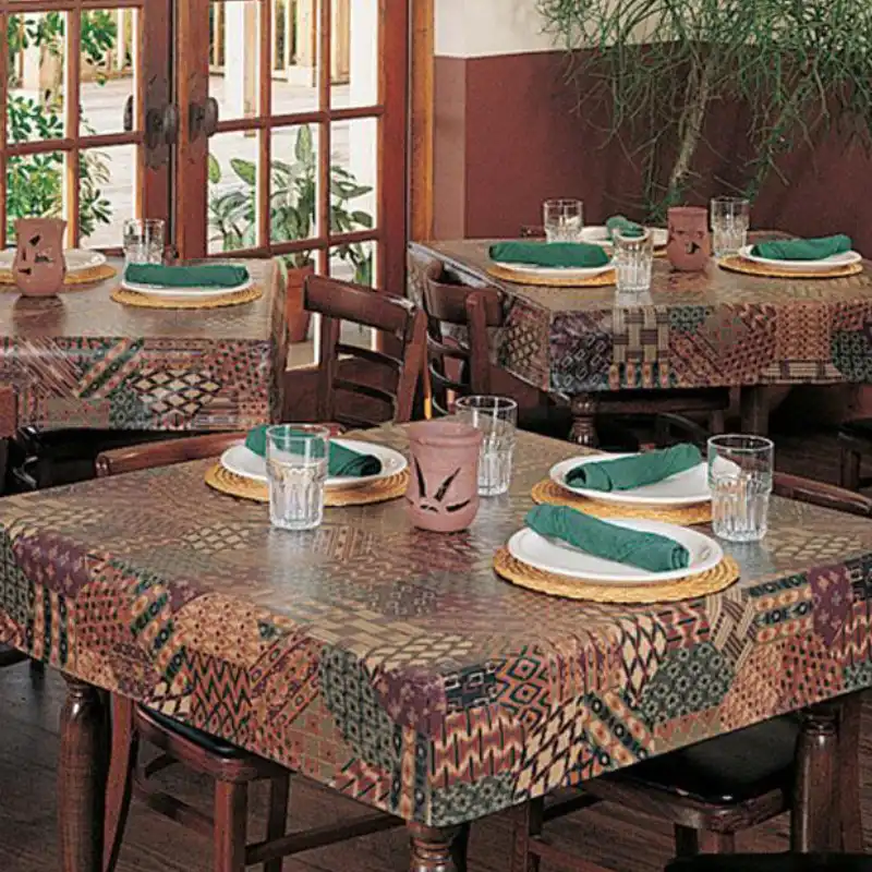 PVC Patchwork Laminated Fabric Tablecloth