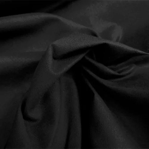 Pure Black Calico Fabric