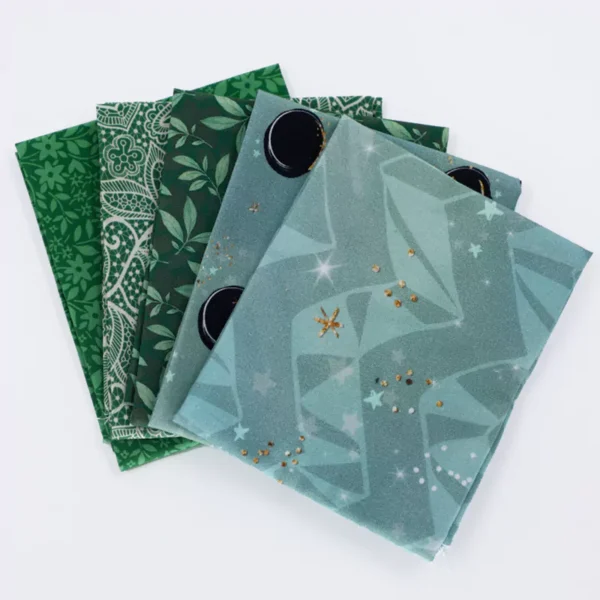 Teal Quiet Grace Fat Quarter Bundles