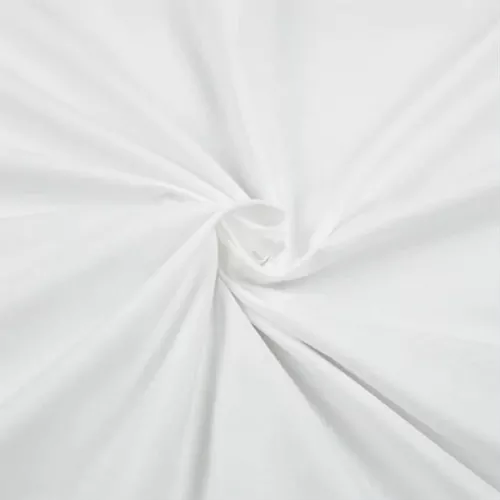 White Solid Color Cotton Quilting Fabric