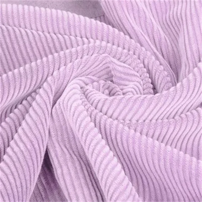 Wide Wale lilac corduroy fabric