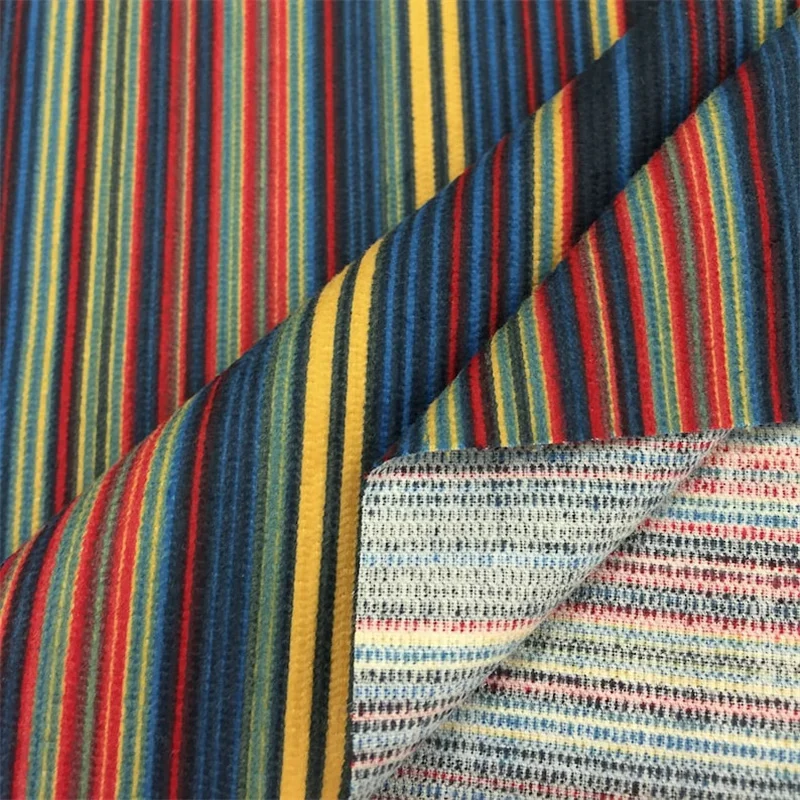 Wide Wale rainbow corduroy fabric