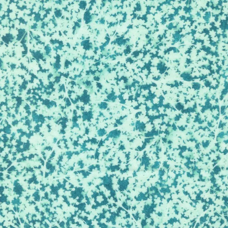 blue and green layer cake fabric