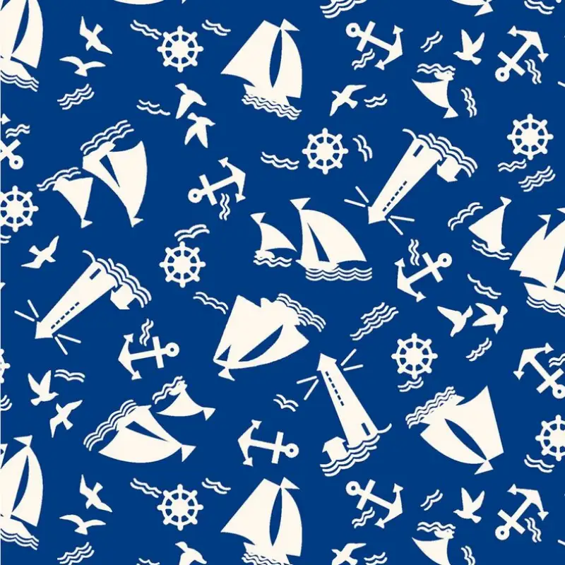 blue and white vintage quilt fabric