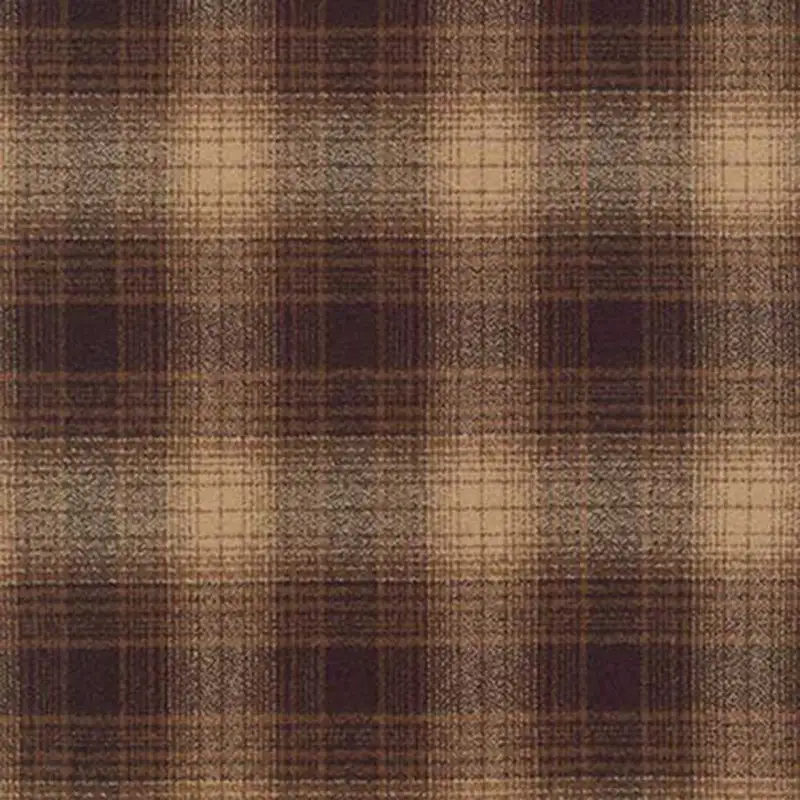 brown flannel quilting fabric