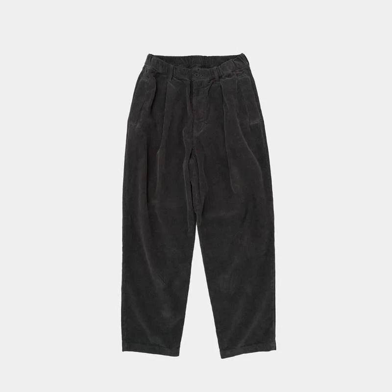 charcoal corduroy fabric for clothing