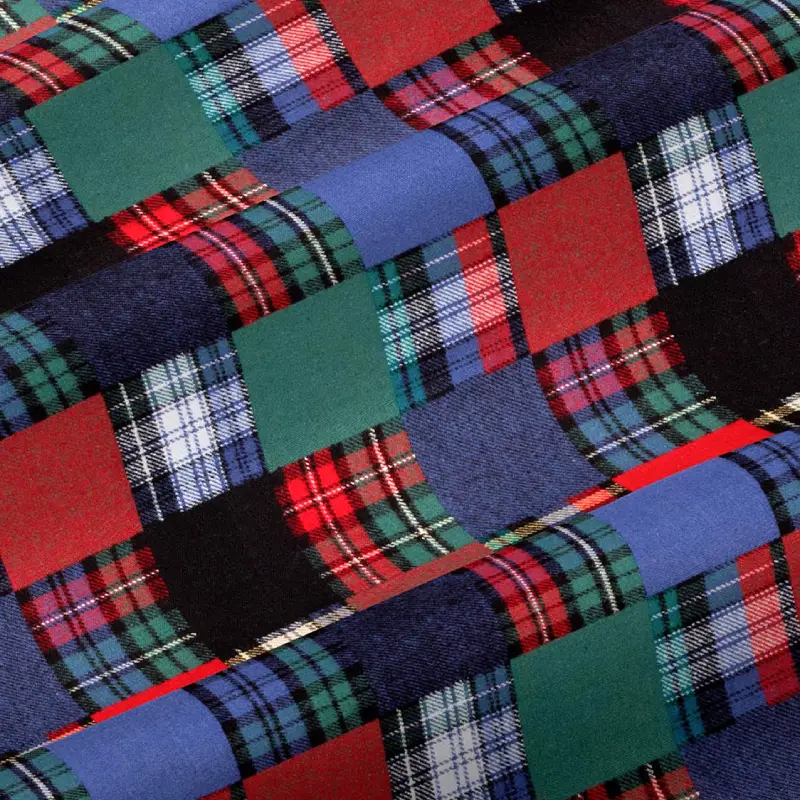 flannel patchwork fabric