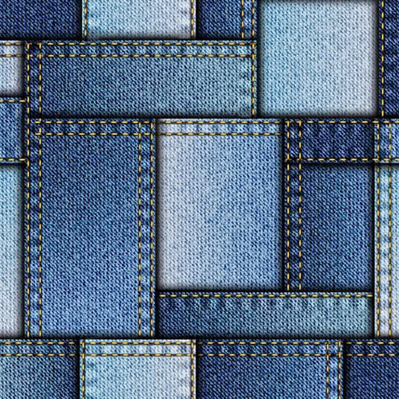 patchwork denim fabrics