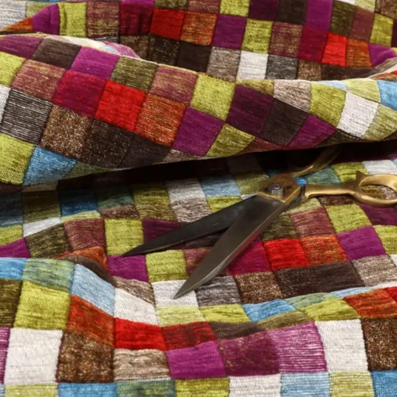 patchwork upholstery fabric