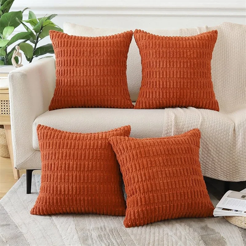 rust corduroy upholstery fabric
