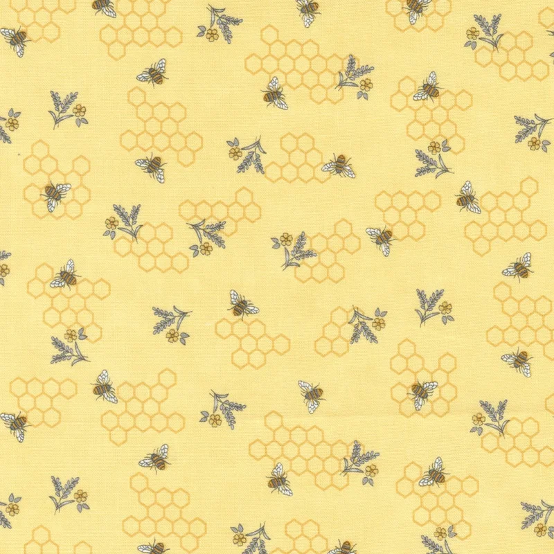 Bee Yellow Layer Cake Fabric