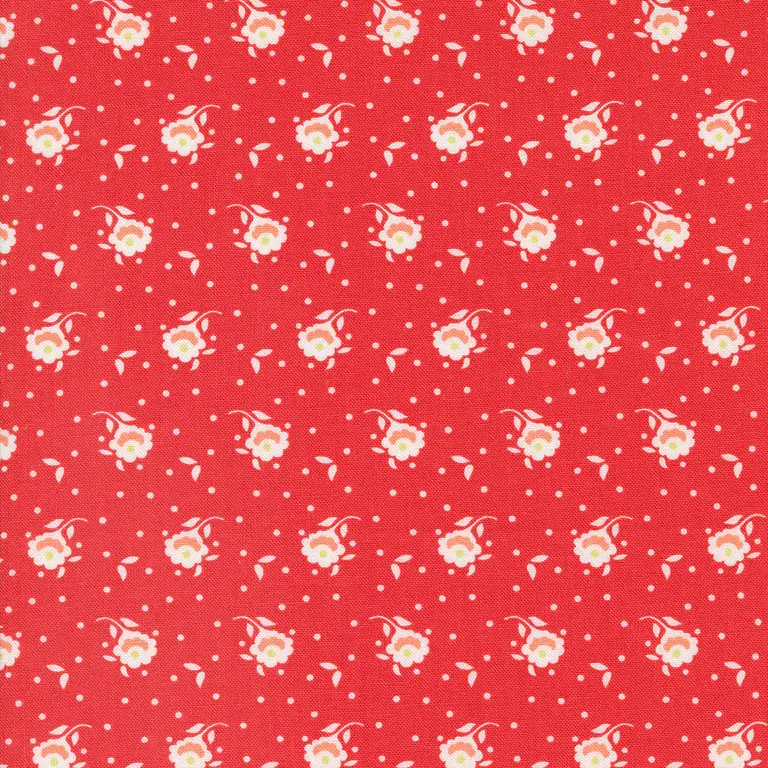Floral Red Charm Packs Fabric