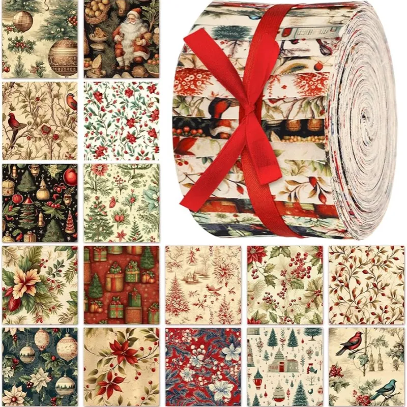 jelly roll christmas fabric