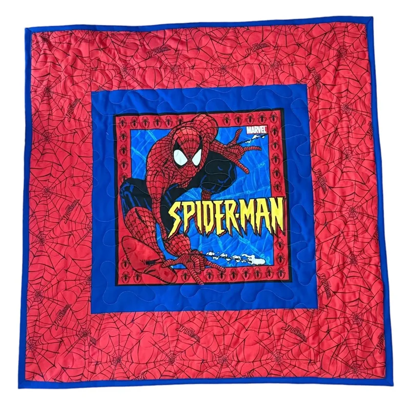 Blended Spiderman Quilt Fabric