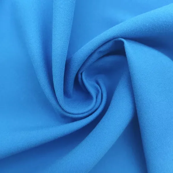 Blue Microfiber Twill Fabric