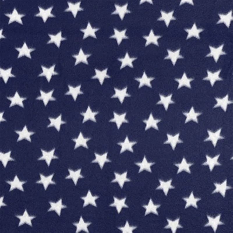 Blue Star Fleece Fabric