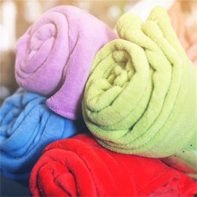Colorful Palette of Coral Fleece