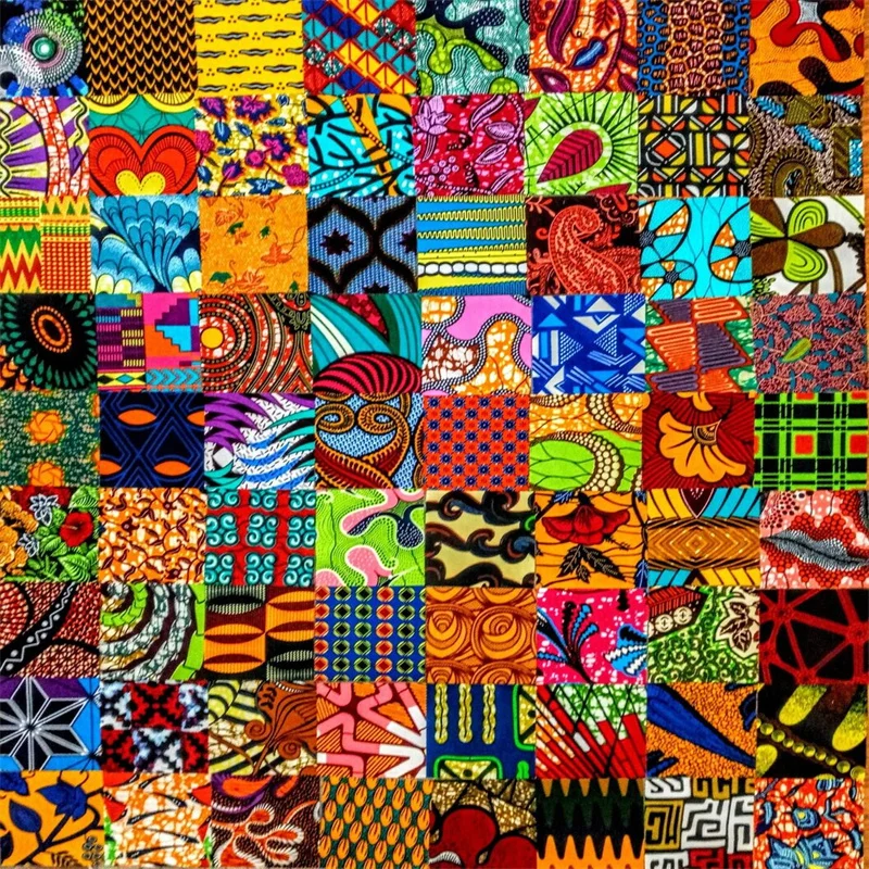 Cotton African Patchwork Fabric