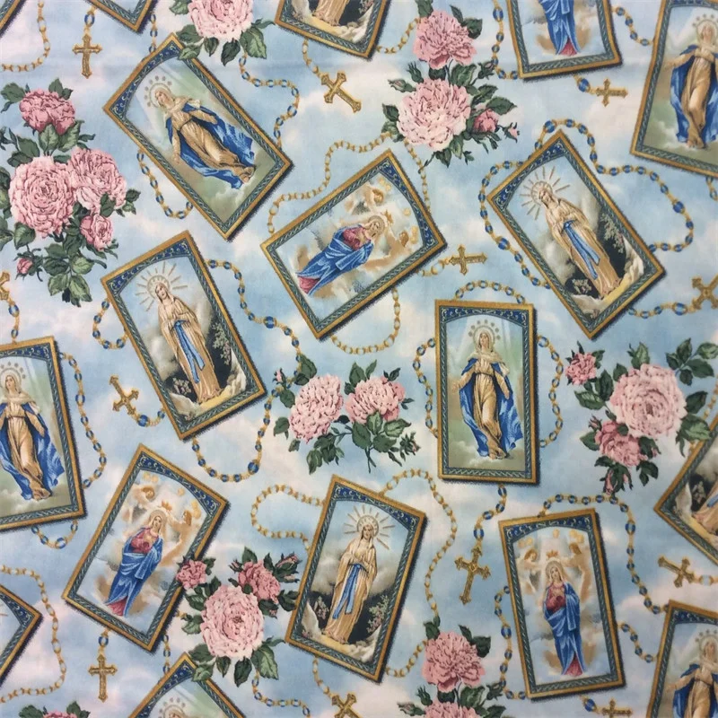 Cotton Religious Quilting Fabric