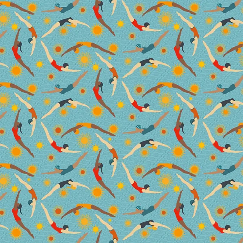 Cotton Swimming Fabric Quilting